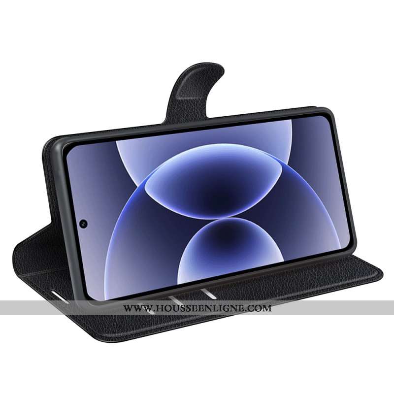 Housse Xiaomi 17 Simili Cuir Litchi Classique