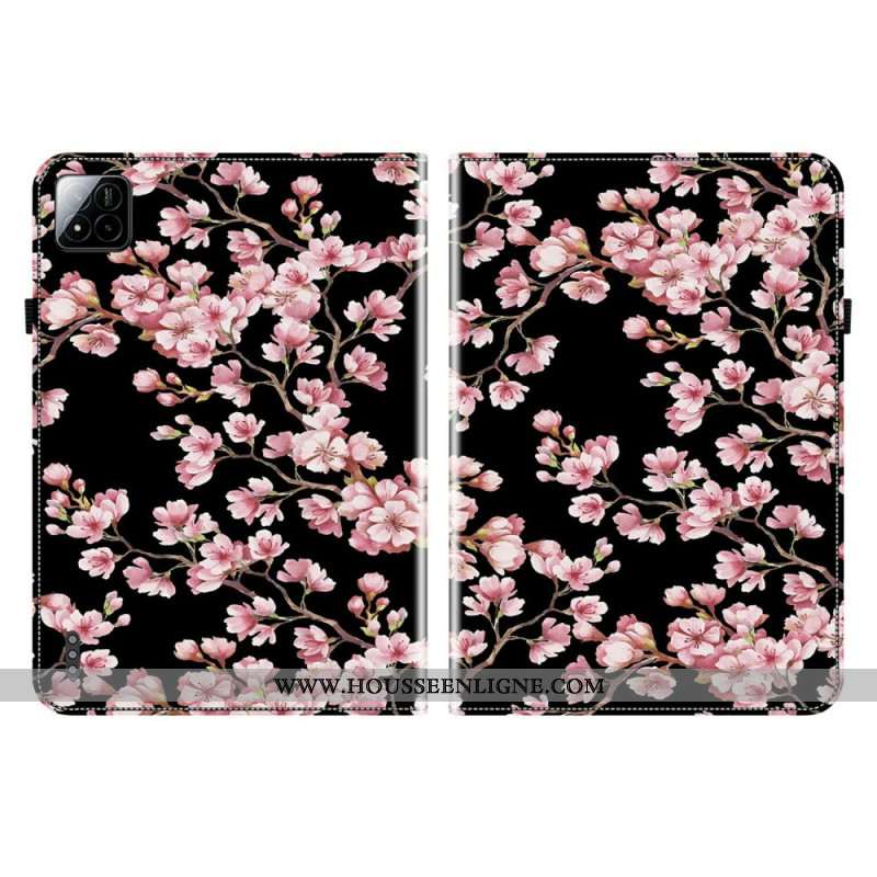 Housse Xiaomi Pad 7 / Pad 7 Pro Fleurs de Prunier