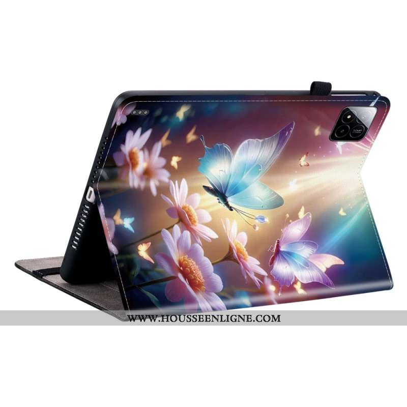 Housse Xiaomi Pad 7 / Pad 7 Pro Papillons Lumineux