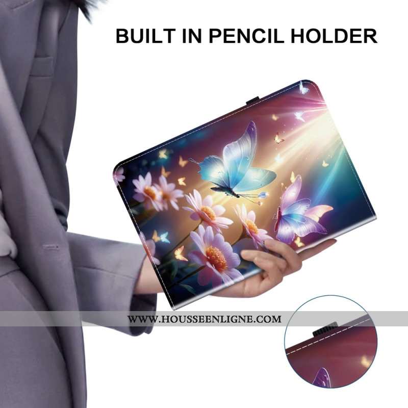 Housse Xiaomi Pad 7 / Pad 7 Pro Papillons Lumineux