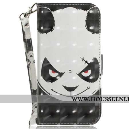 Housse Xiaomi Redmi Note 14 4G Angry Panda à Lanière