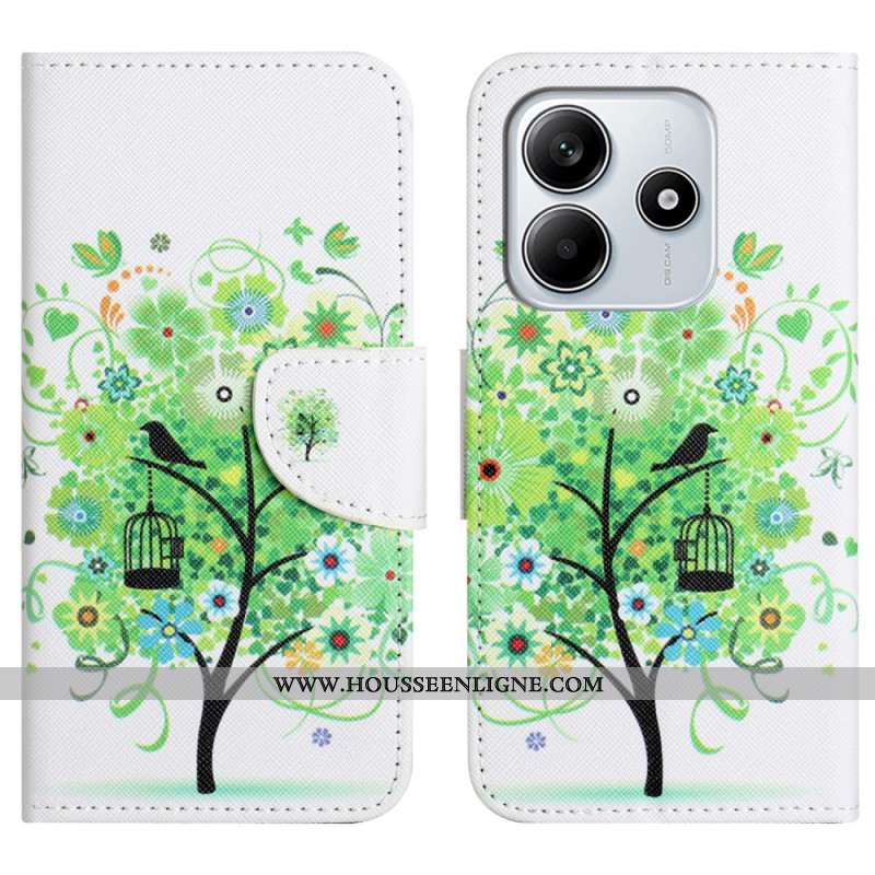 Housse Xiaomi Redmi Note 14 4G Arbre Vert