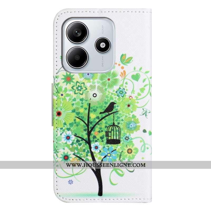 Housse Xiaomi Redmi Note 14 4G Arbre Vert