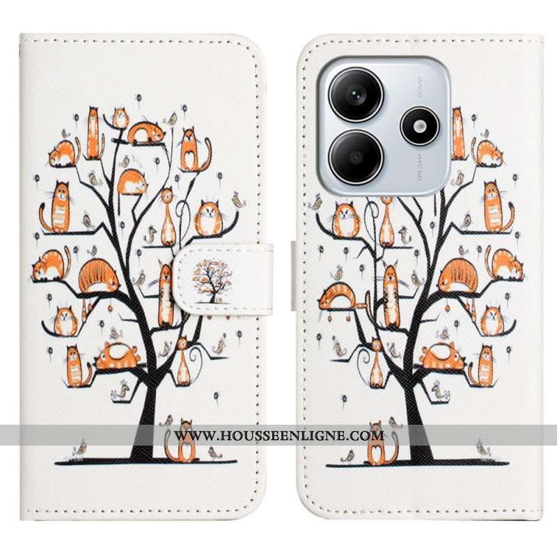 Housse Xiaomi Redmi Note 14 4G Arbre aux Chats