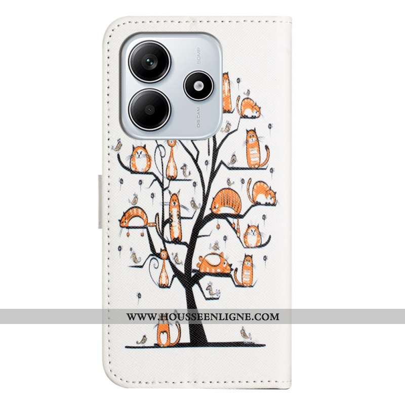 Housse Xiaomi Redmi Note 14 4G Arbre aux Chats