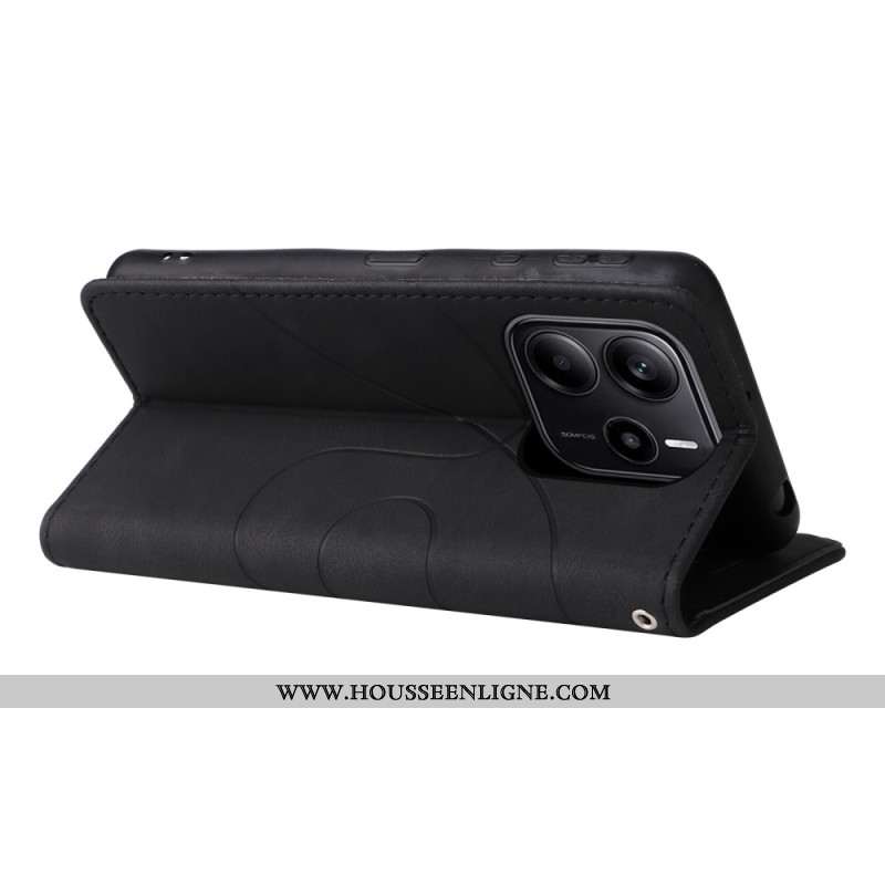 Housse Xiaomi Redmi Note 14 4G Bicolore Lignes Ondulées