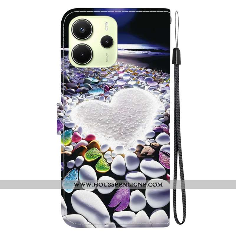 Housse Xiaomi Redmi Note 14 4G Coeur Blanc