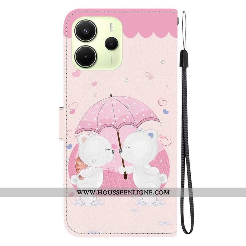 Housse Xiaomi Redmi Note 14 4G Couple d'Ours