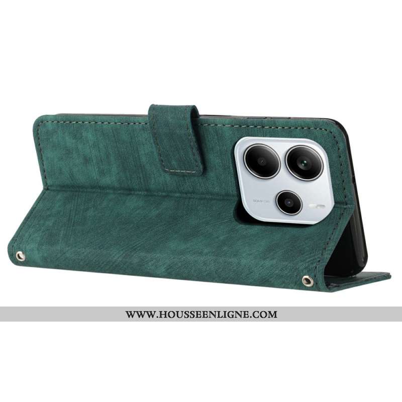 Housse Xiaomi Redmi Note 14 4G Design Lignes Rétro