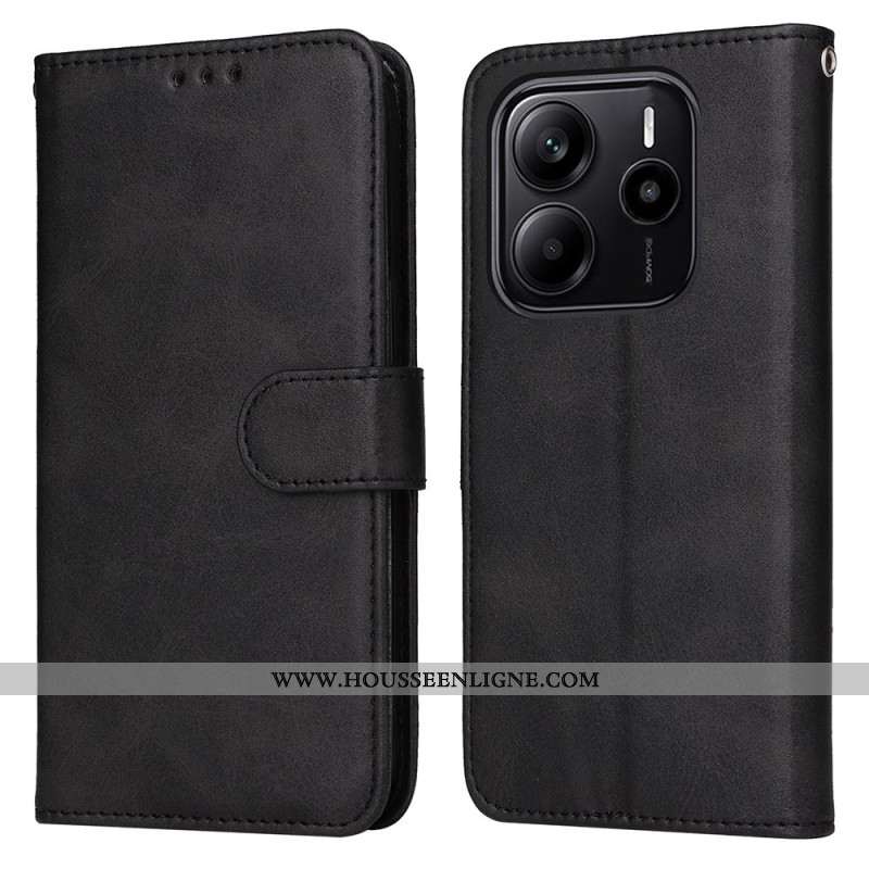 Housse Xiaomi Redmi Note 14 4G Effet Cuir