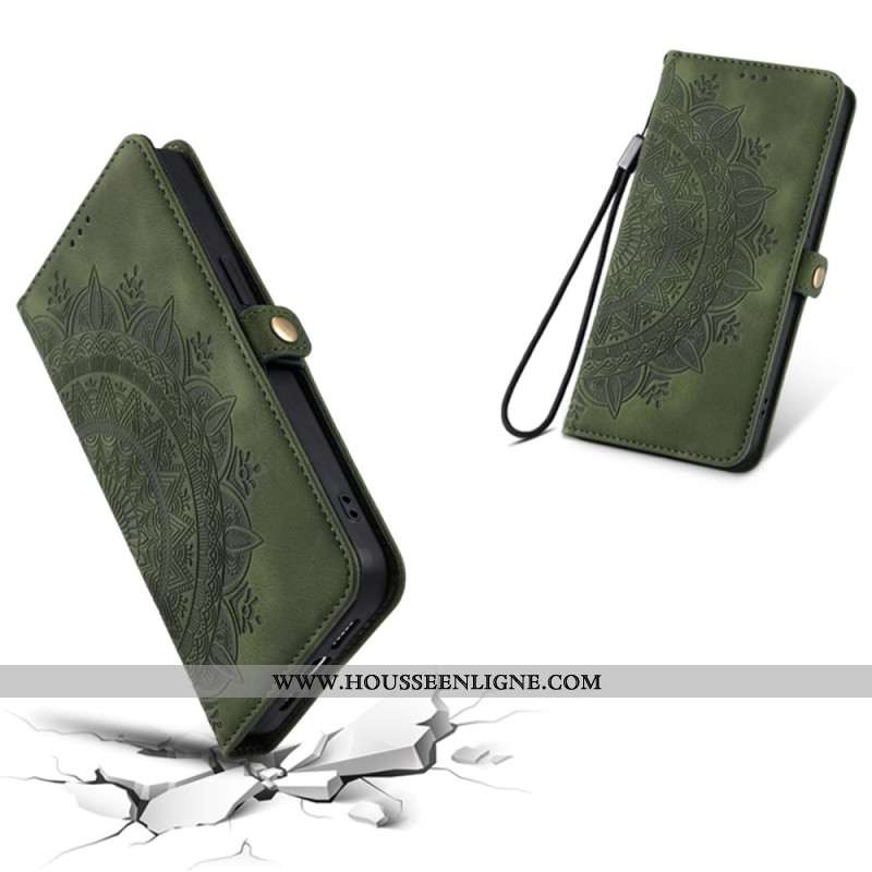 Housse Xiaomi Redmi Note 14 4G Effet Daim Mandala Soleil