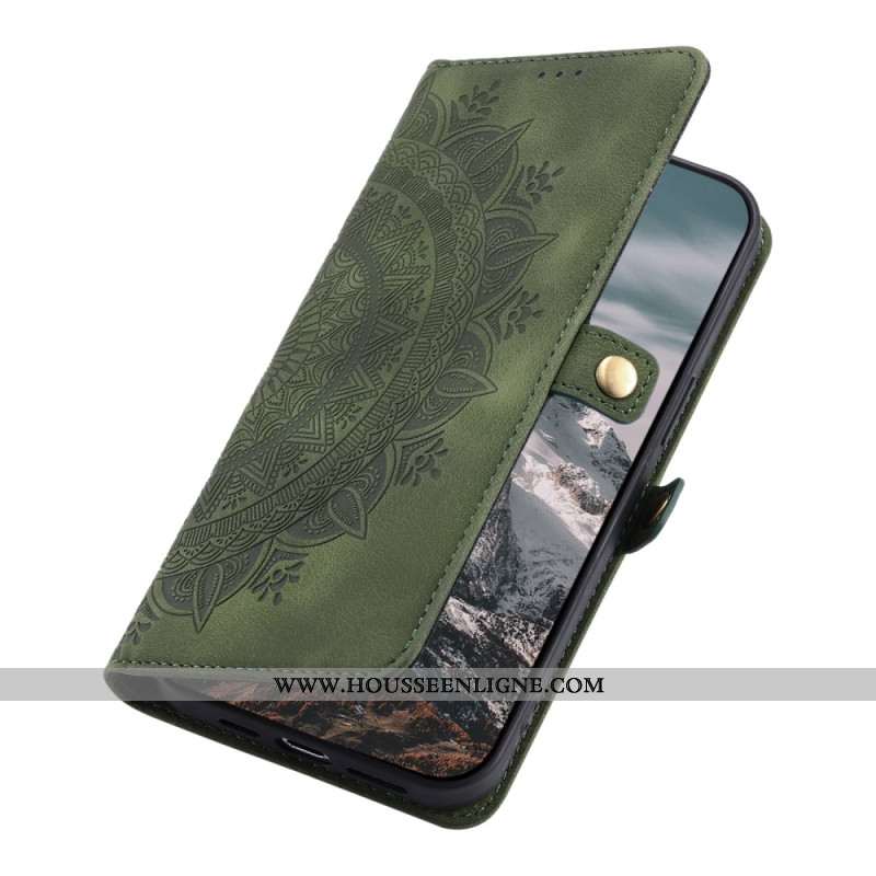 Housse Xiaomi Redmi Note 14 4G Effet Daim Mandala Soleil