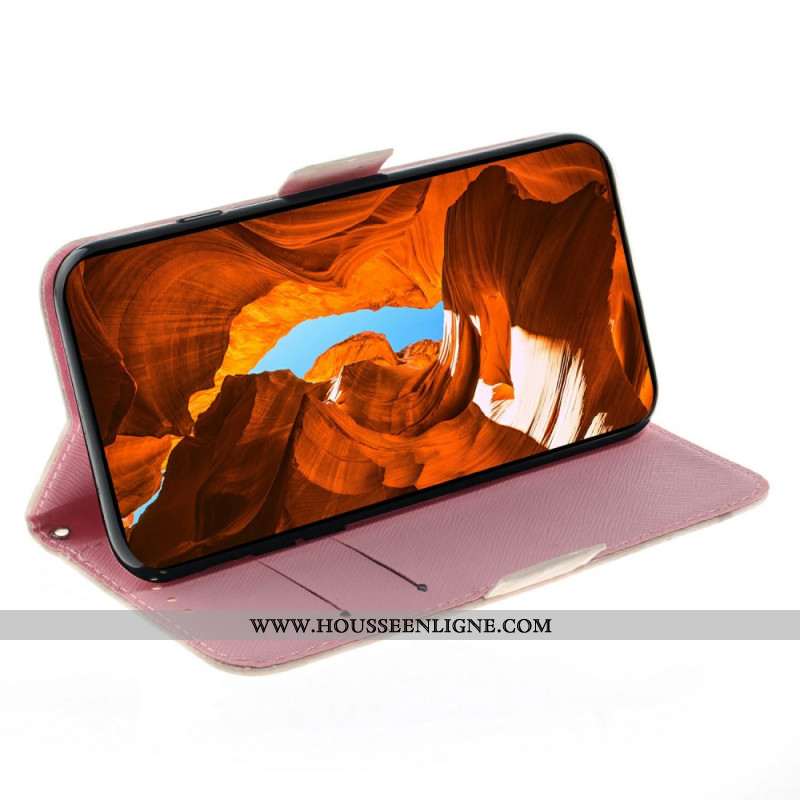 Housse Xiaomi Redmi Note 14 4G Escarpin à Lanière