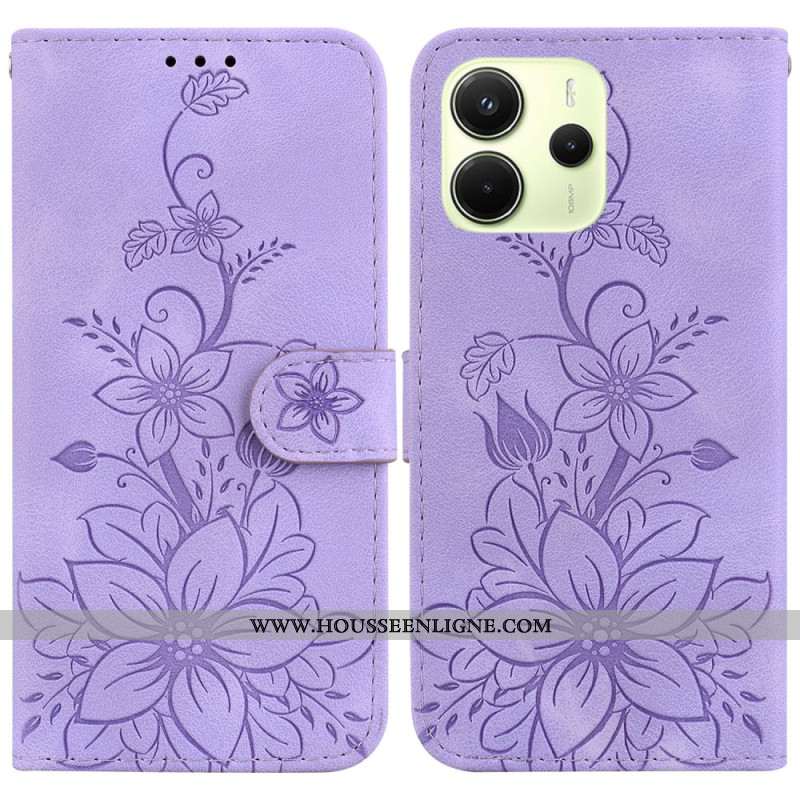 Housse Xiaomi Redmi Note 14 4G Fleur de Lys