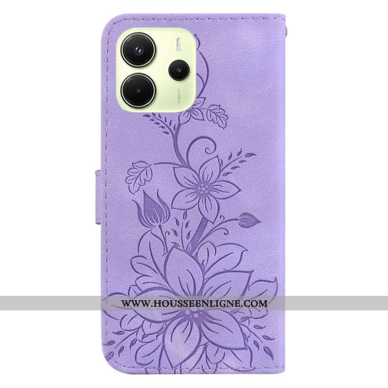 Housse Xiaomi Redmi Note 14 4G Fleur de Lys