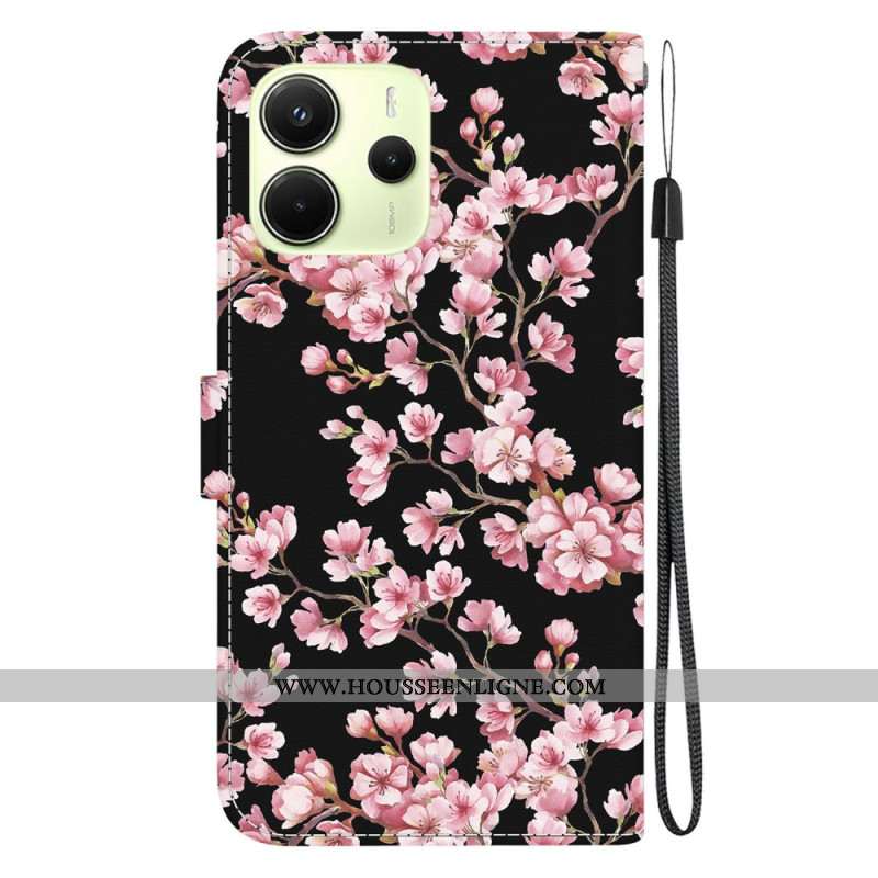 Housse Xiaomi Redmi Note 14 4G Fleurs de Prunier