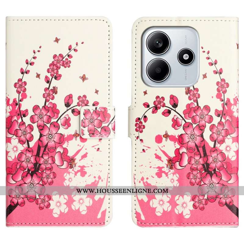 Housse Xiaomi Redmi Note 14 4G Fleurs de Prunier