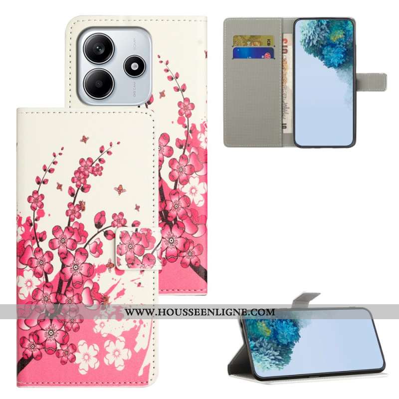 Housse Xiaomi Redmi Note 14 4G Fleurs de Prunier