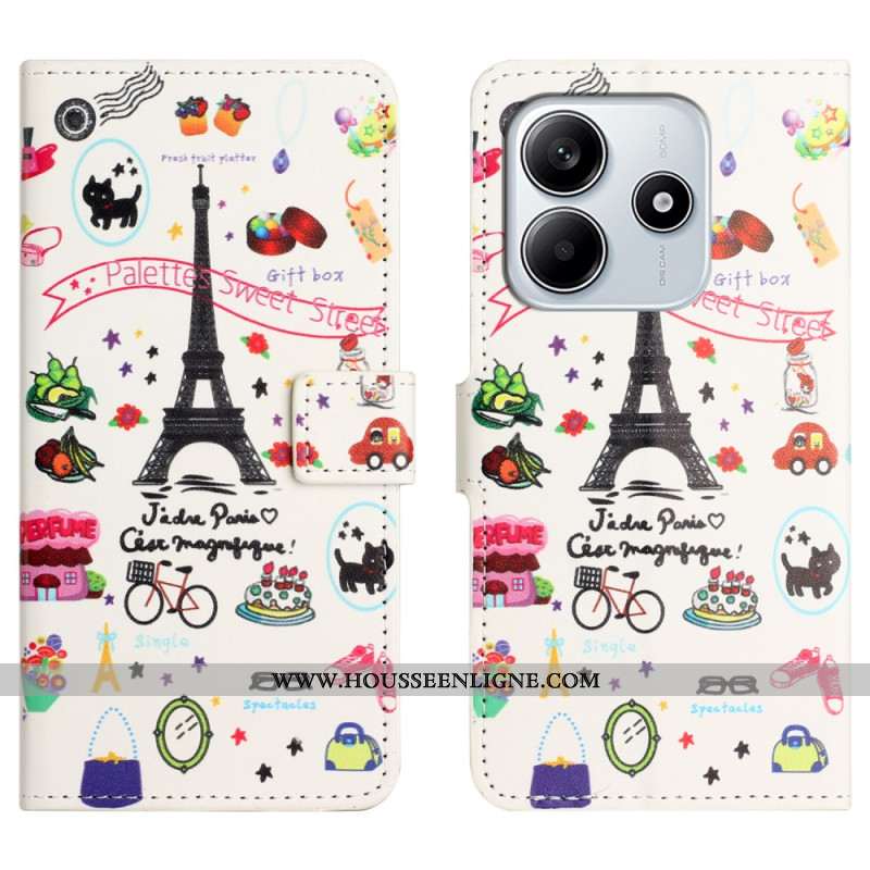 Housse Xiaomi Redmi Note 14 4G I Love Paris