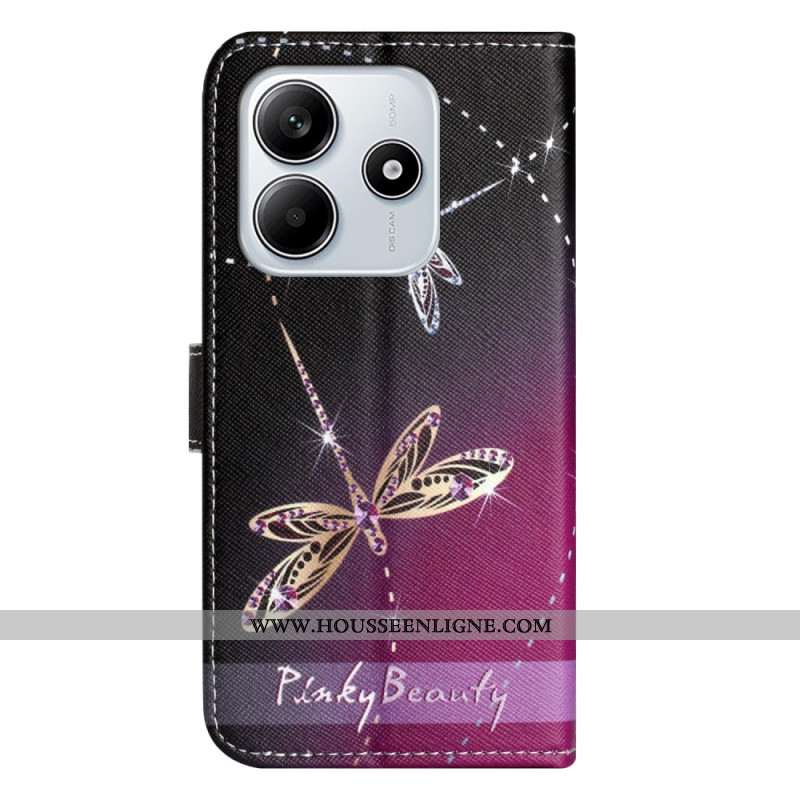 Housse Xiaomi Redmi Note 14 4G Libellules