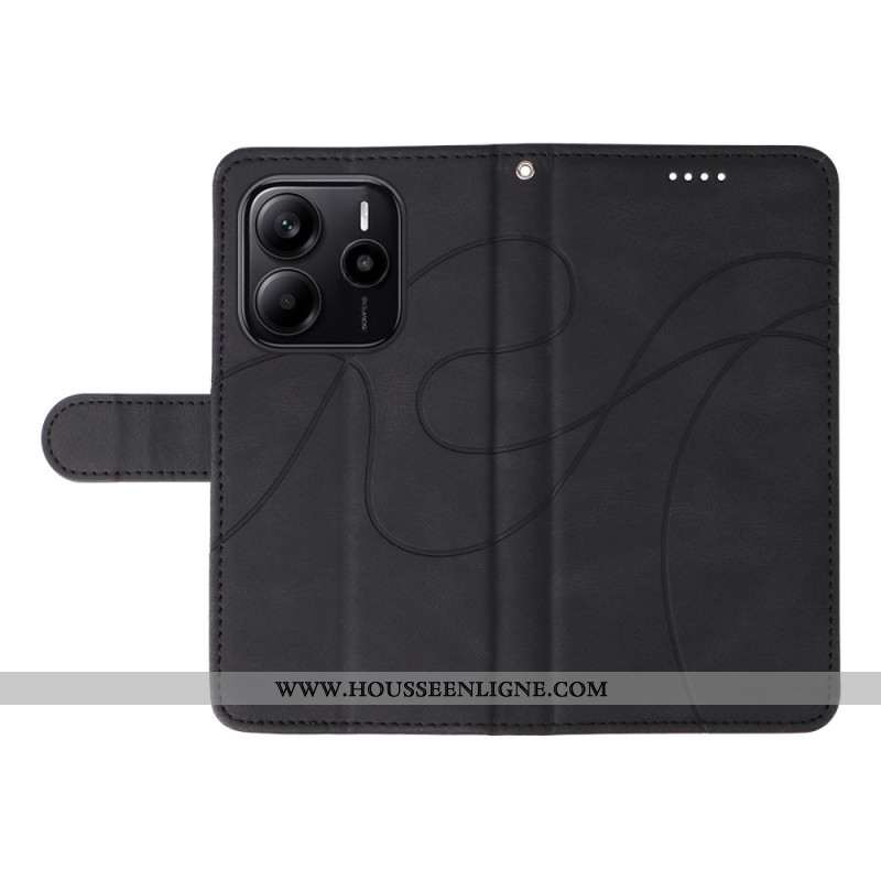 Housse Xiaomi Redmi Note 14 4G Lignes Ondulées