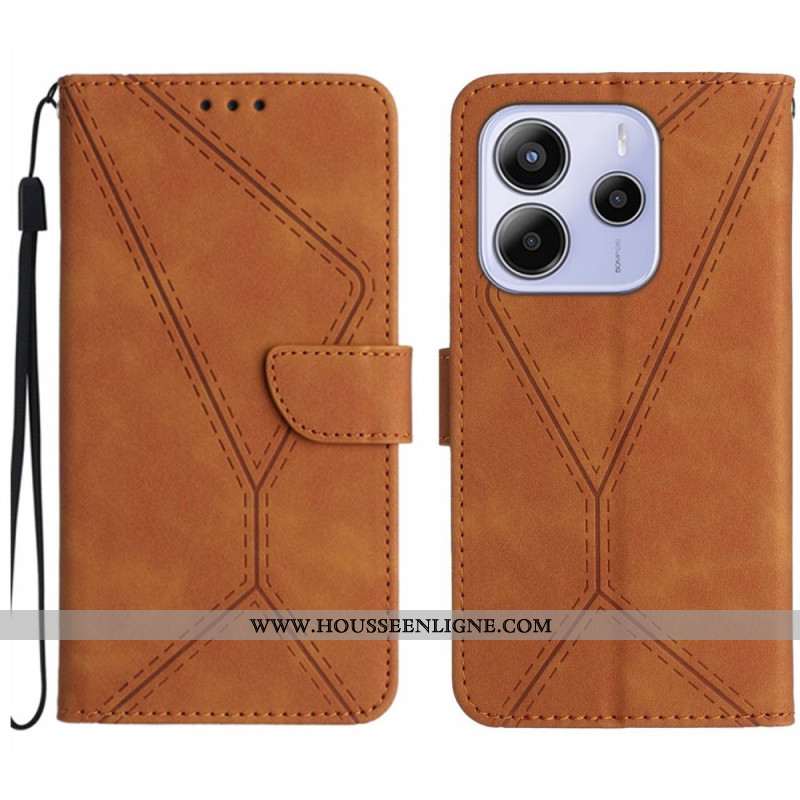 Housse Xiaomi Redmi Note 14 4G Lignes et Tirés