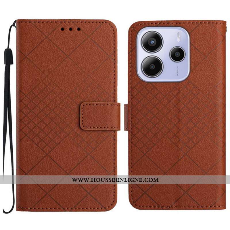 Housse Xiaomi Redmi Note 14 4G Losanges