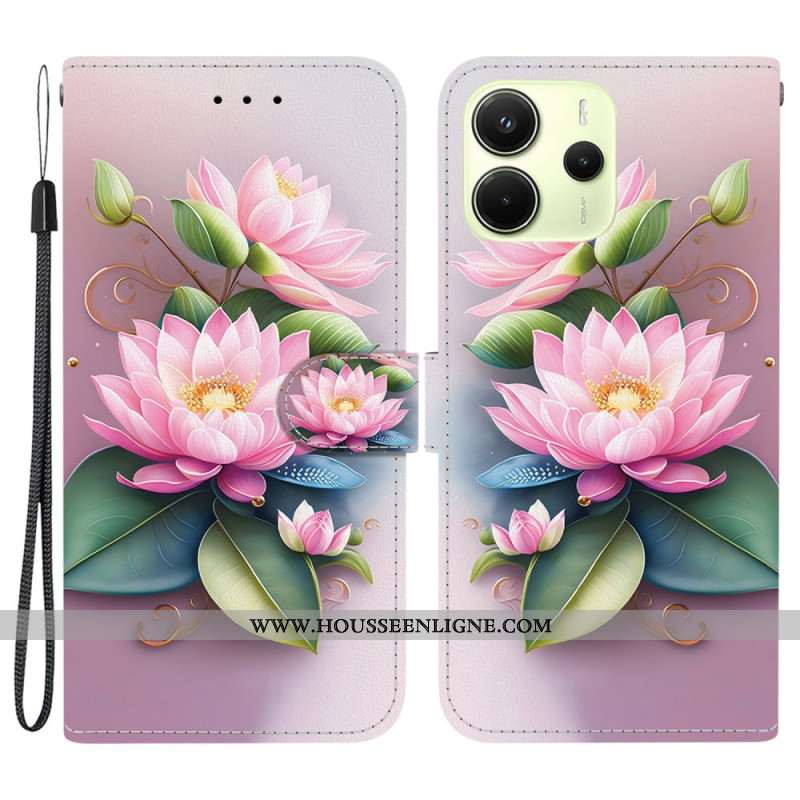 Housse Xiaomi Redmi Note 14 4G Lotus