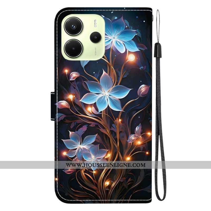 Housse Xiaomi Redmi Note 14 4G Motif Floral