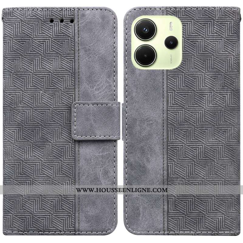 Housse Xiaomi Redmi Note 14 4G Motif Tissé