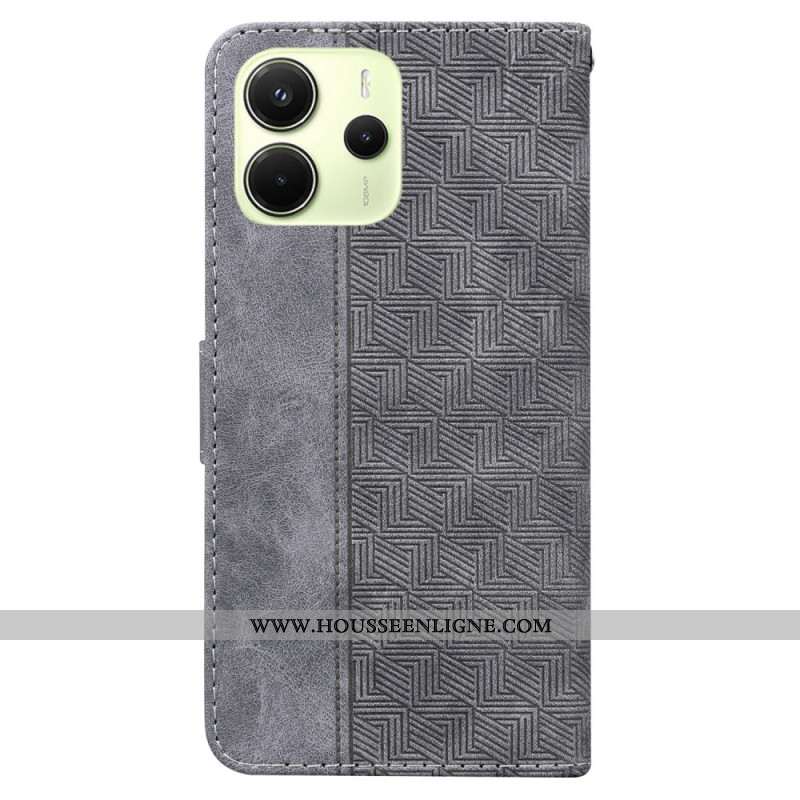 Housse Xiaomi Redmi Note 14 4G Motif Tissé