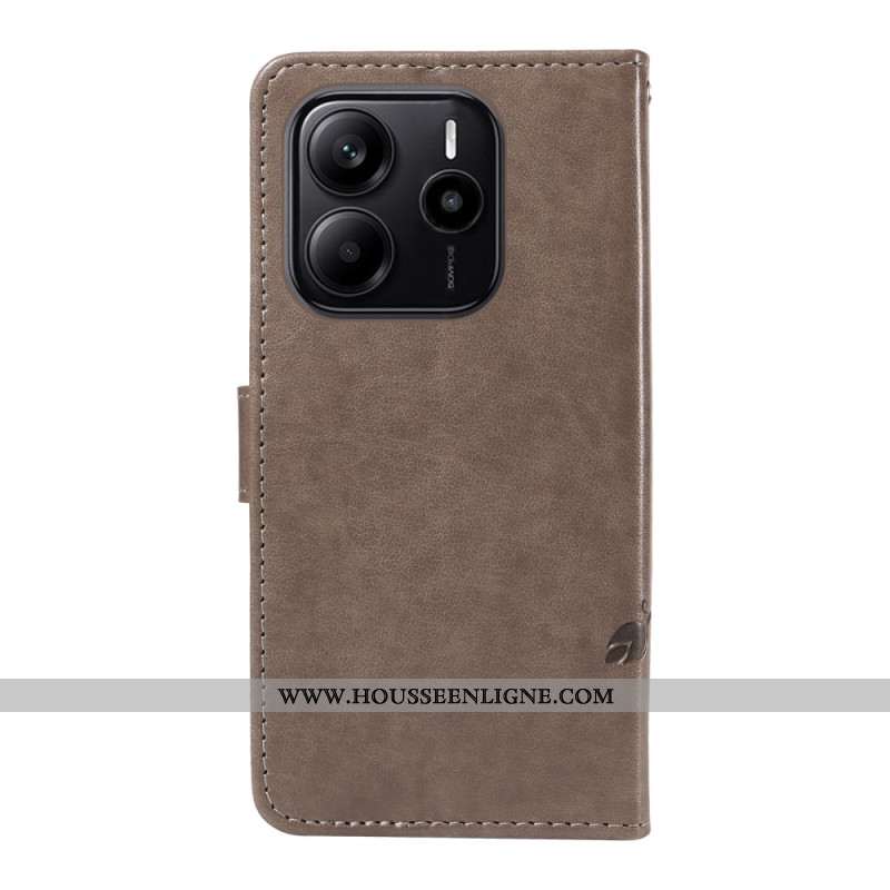 Housse Xiaomi Redmi Note 14 4G Motifs Floraux