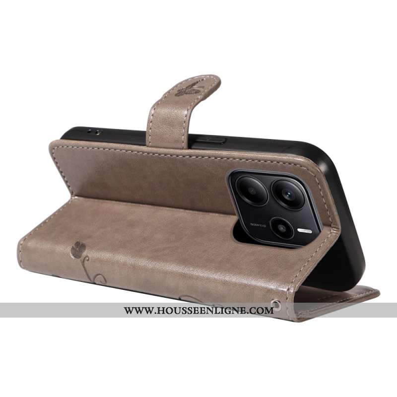 Housse Xiaomi Redmi Note 14 4G Motifs Floraux