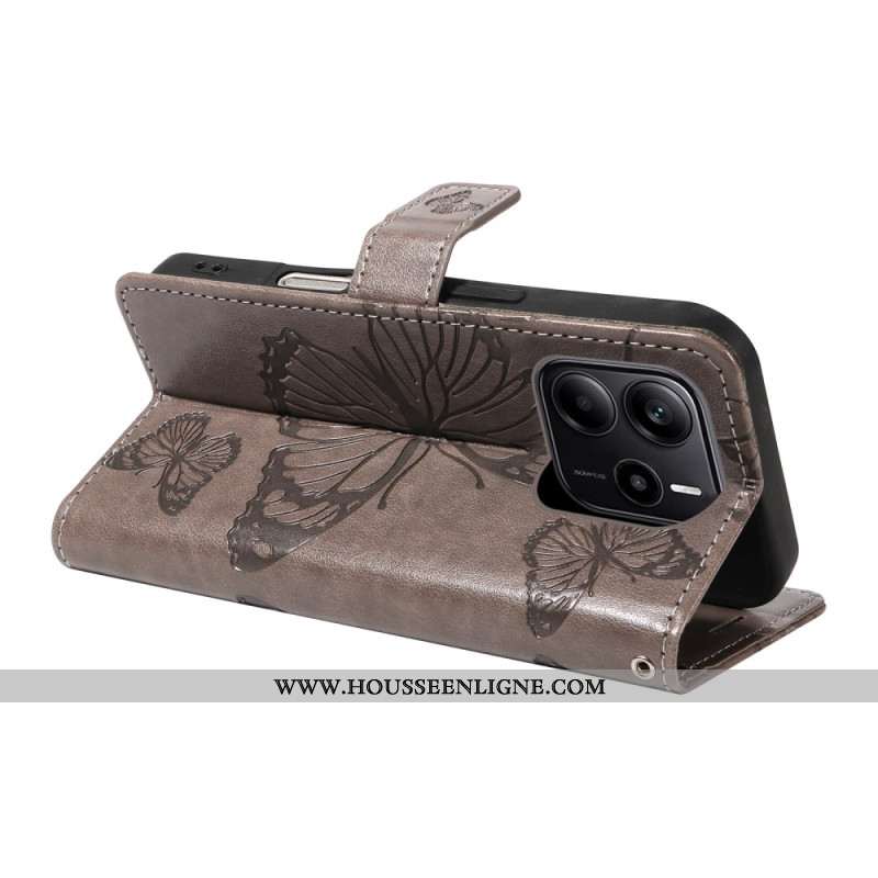 Housse Xiaomi Redmi Note 14 4G Papillons Géants