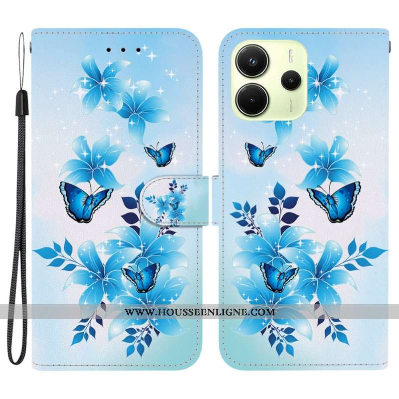 Housse Xiaomi Redmi Note 14 4G Paysage Bleu