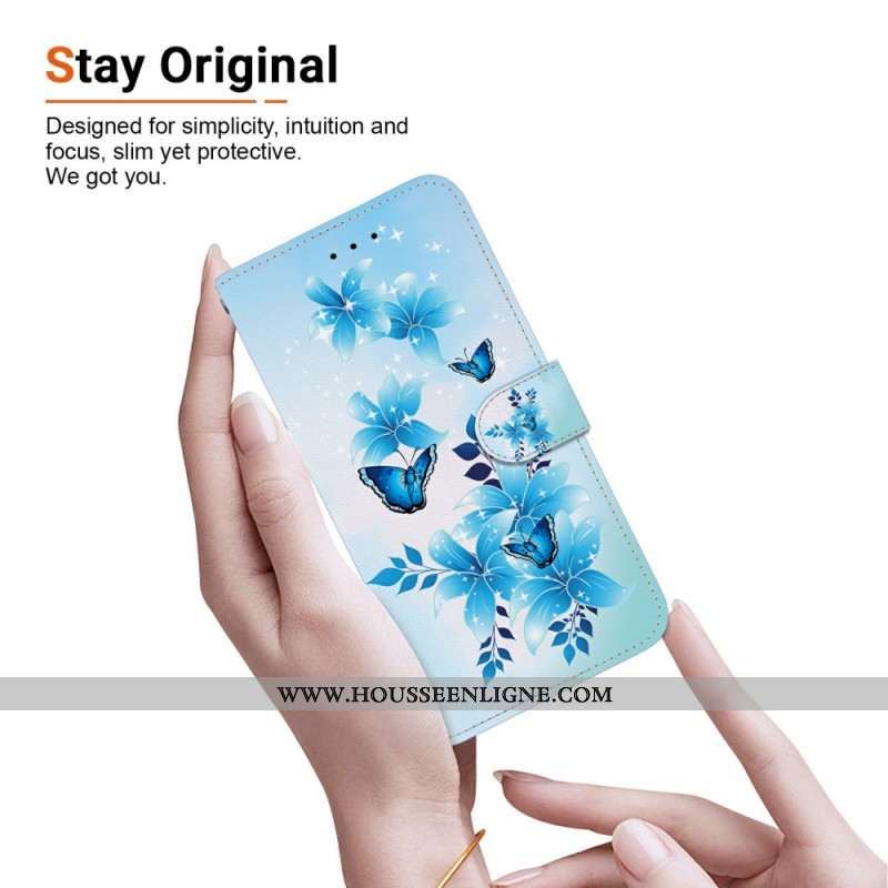 Housse Xiaomi Redmi Note 14 4G Paysage Bleu