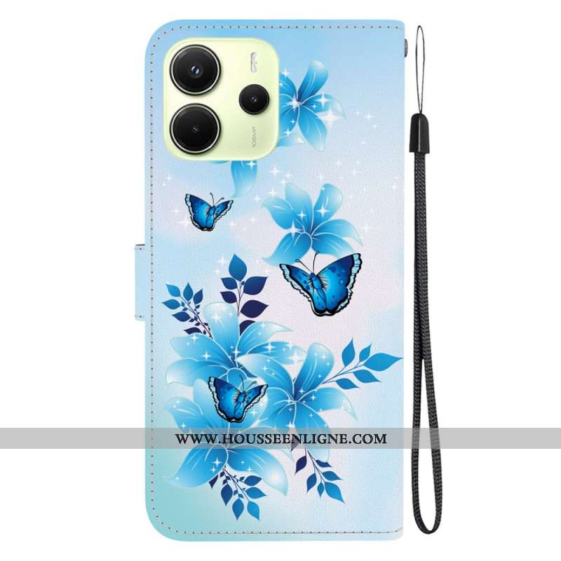 Housse Xiaomi Redmi Note 14 4G Paysage Bleu