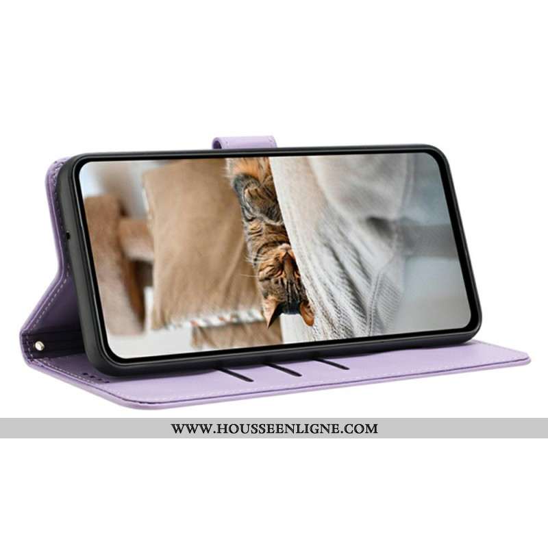 Housse Xiaomi Redmi Note 14 4G Petits Chats à Lanière