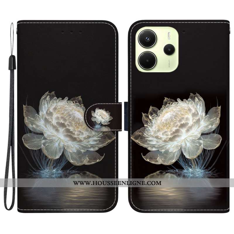 Housse Xiaomi Redmi Note 14 4G Pivoine Crystal