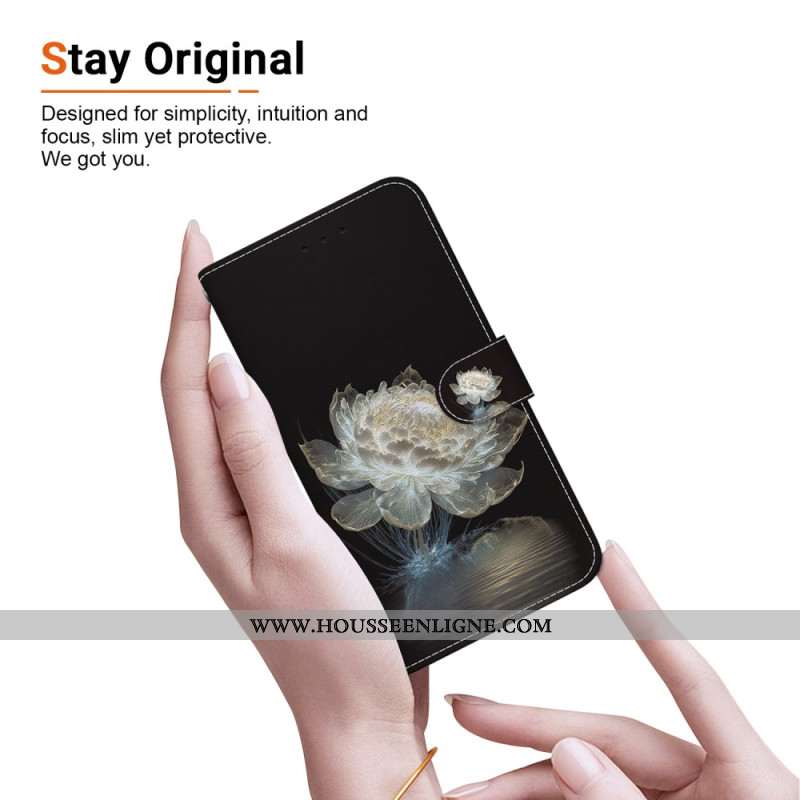 Housse Xiaomi Redmi Note 14 4G Pivoine Crystal