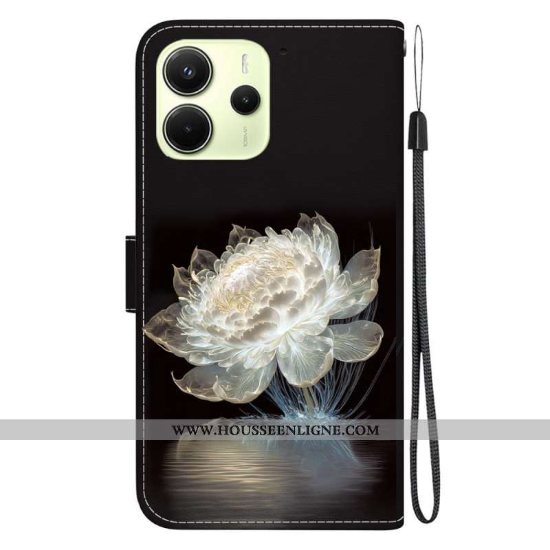 Housse Xiaomi Redmi Note 14 4G Pivoine Crystal