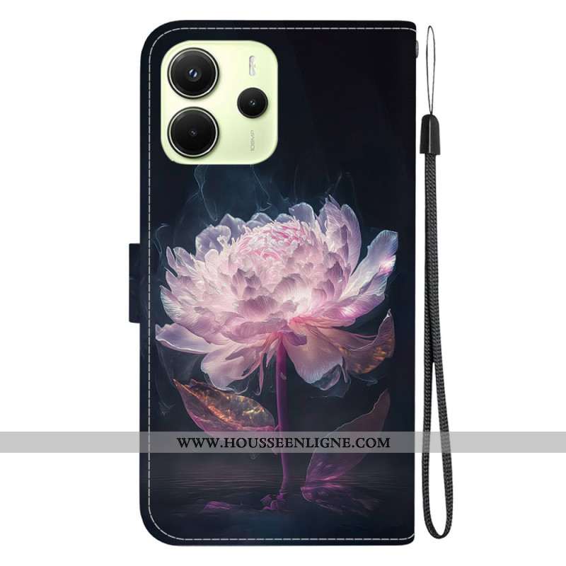 Housse Xiaomi Redmi Note 14 4G Pivoine Rose