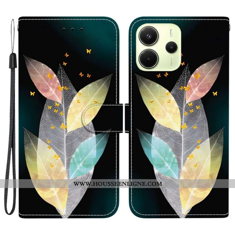 Housse Xiaomi Redmi Note 14 4G Plumes Colorées