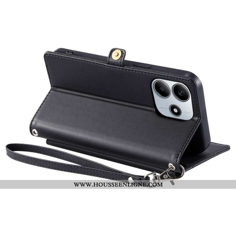 Housse Xiaomi Redmi Note 14 4G Pochette à Lanière