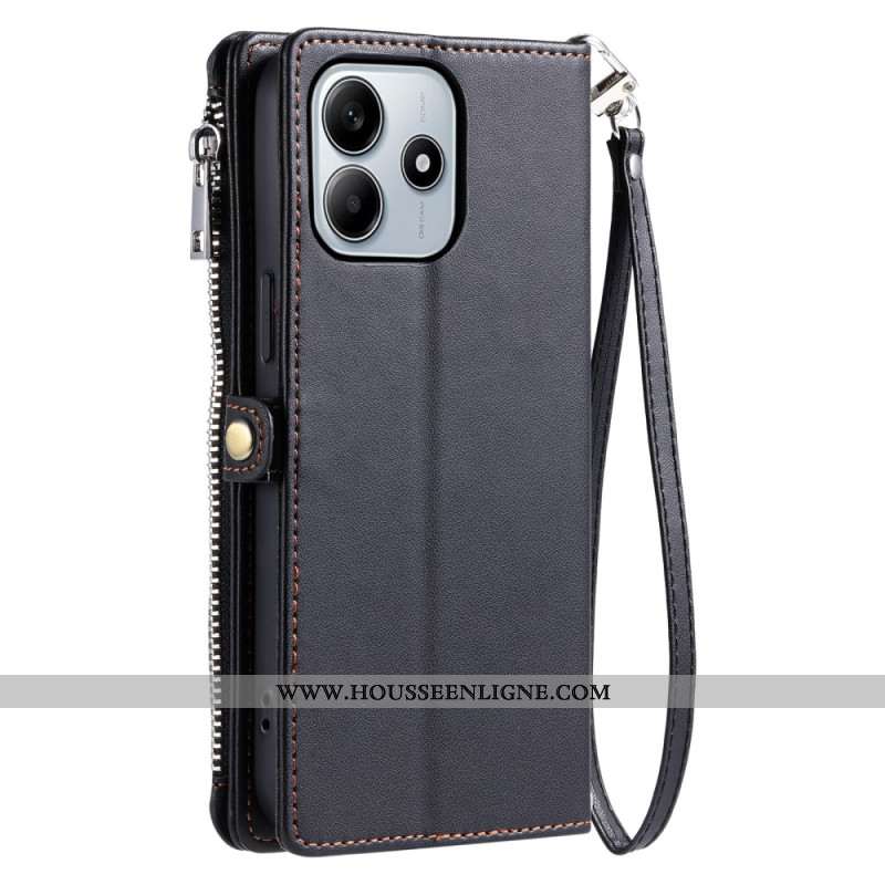 Housse Xiaomi Redmi Note 14 4G Portefeuille 8 Porte-Cartes
