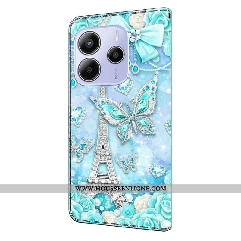 Housse Xiaomi Redmi Note 14 4G Précieuse Tour Eiffel
