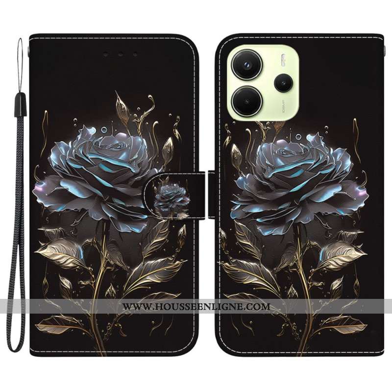 Housse Xiaomi Redmi Note 14 4G Rose Noire