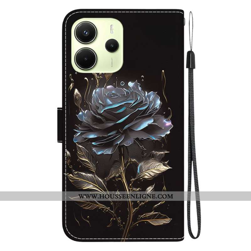 Housse Xiaomi Redmi Note 14 4G Rose Noire