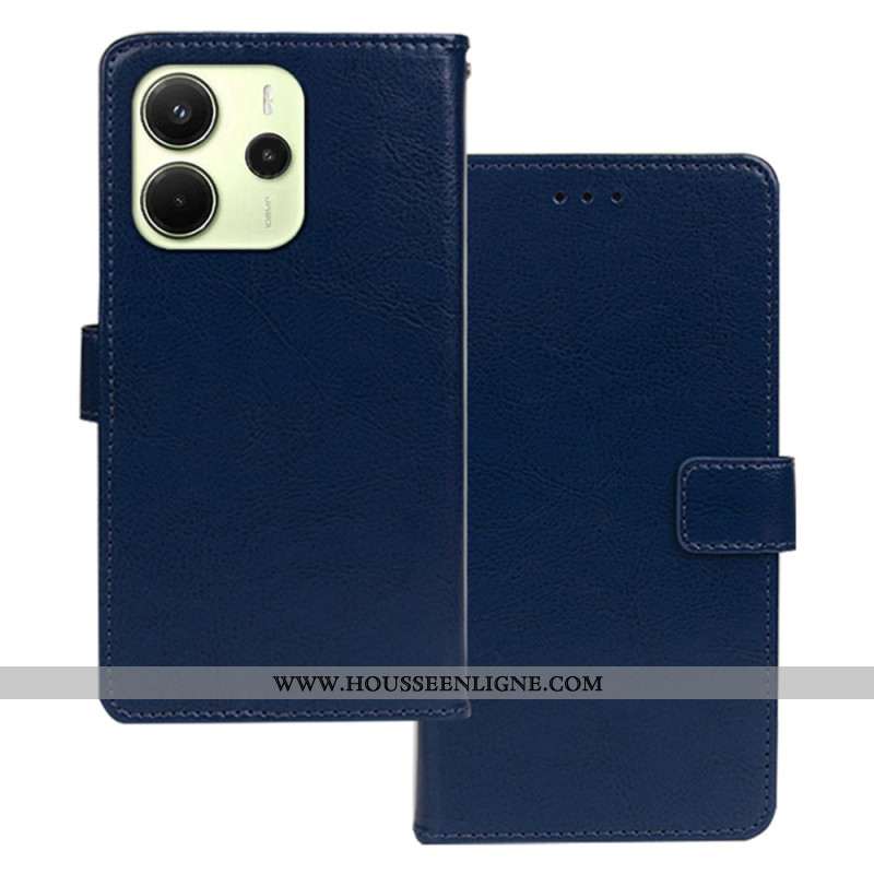 Housse Xiaomi Redmi Note 14 4G Simili Cuir IDEWEI