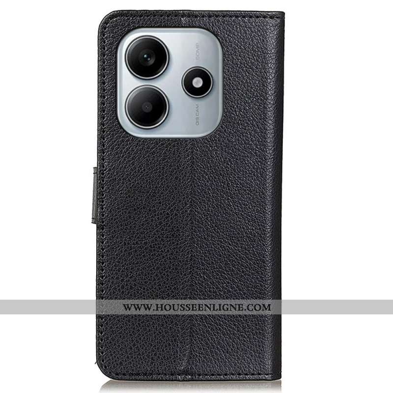Housse Xiaomi Redmi Note 14 4G Simili Cuir Traditionnel